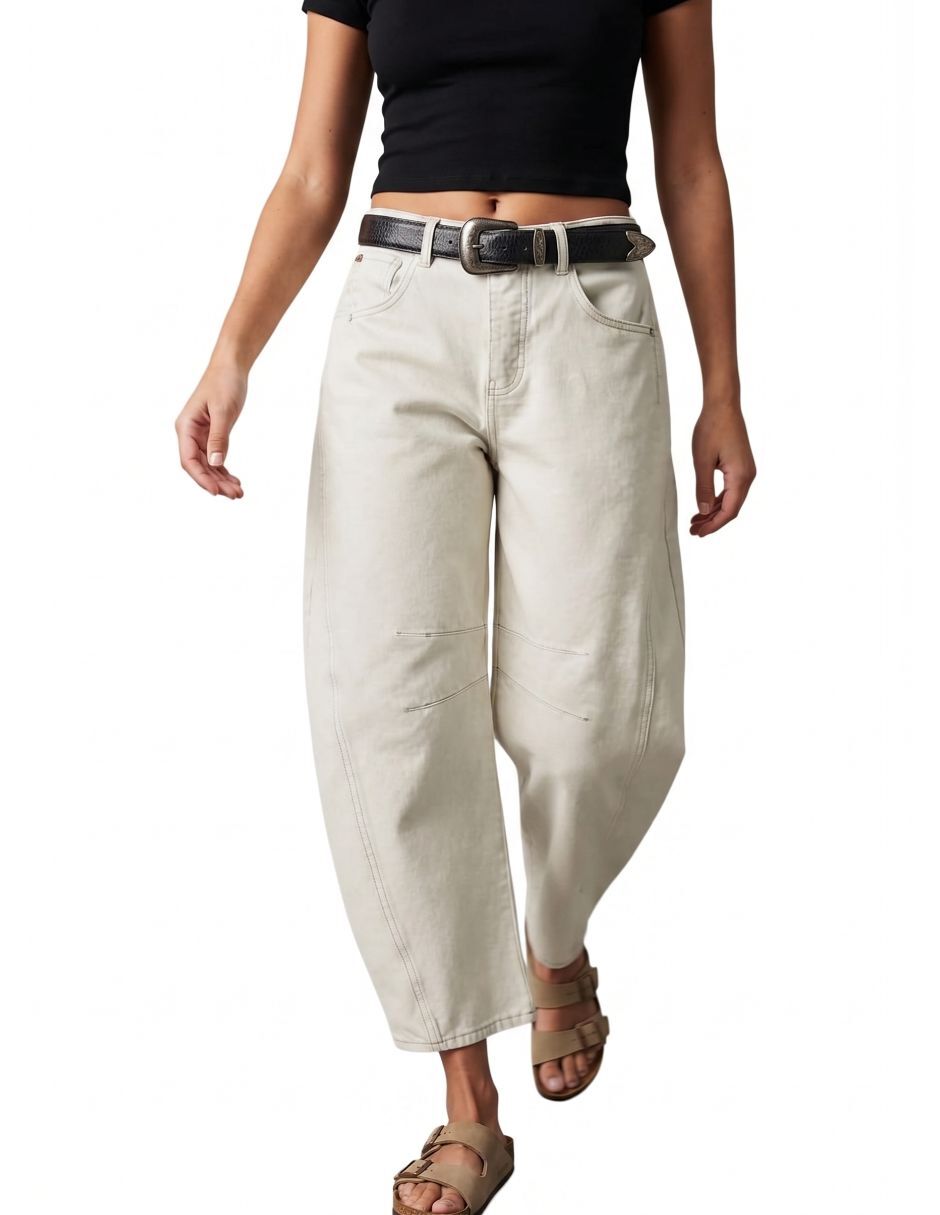 Jeans/Jegging/Jeans jogger Regular Barrel Cintura para mujer Jeans/Jegging/Jeans jogger Regular Barrel Cintura para mujer