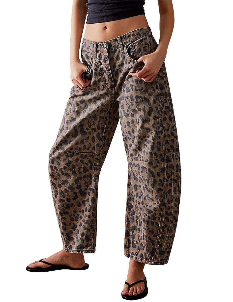 Jeans barrel para mujer 5