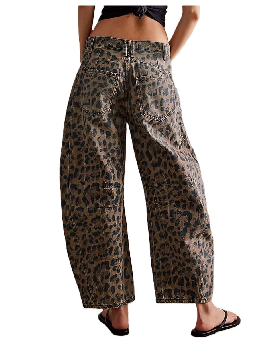 Jeans barrel para mujer 4