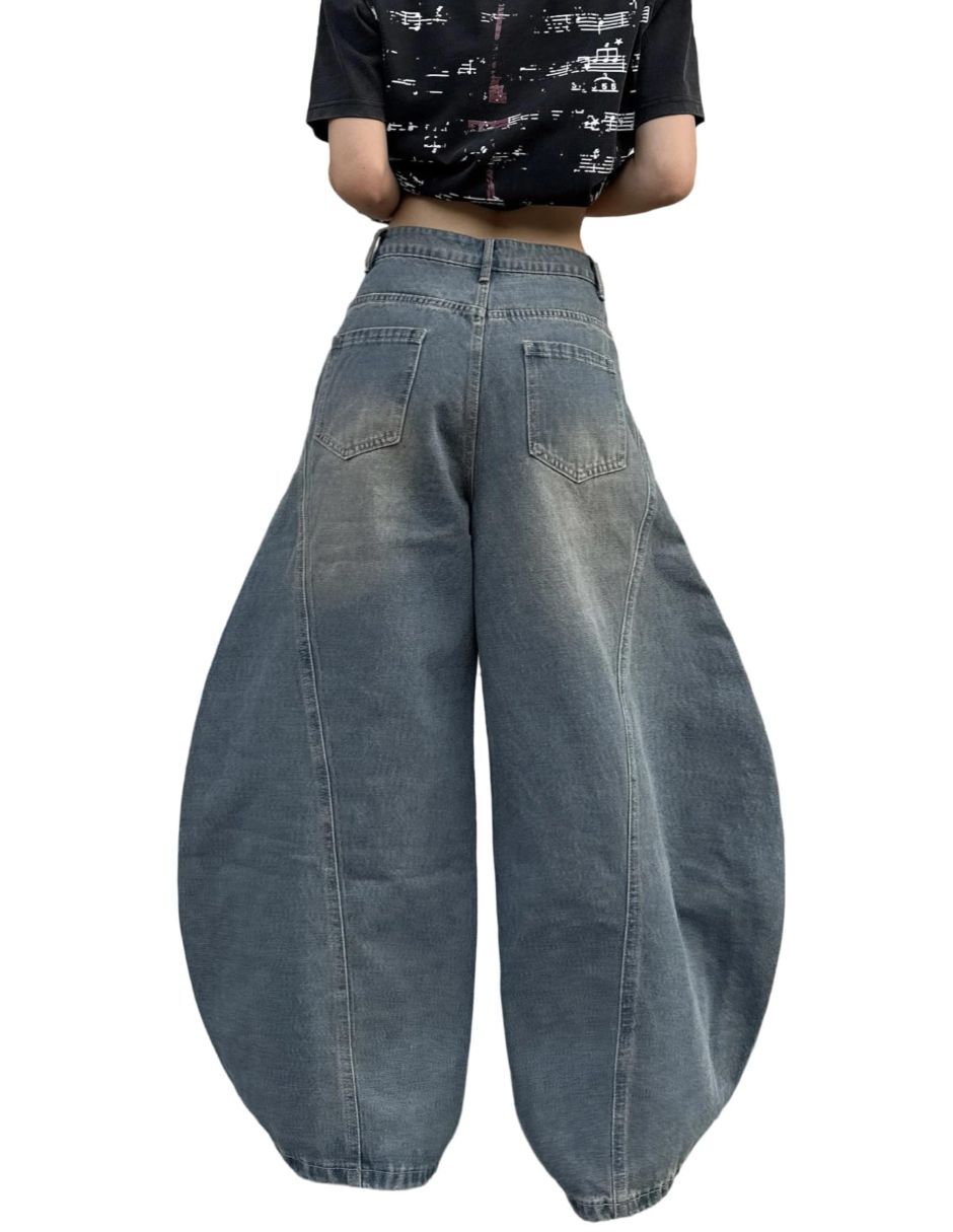 Jeans barrel para mujer 3