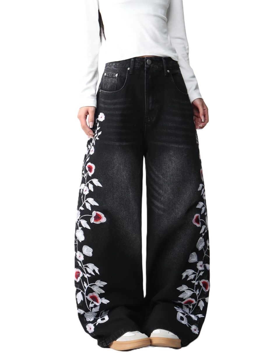 Jeans barrel para mujer 4