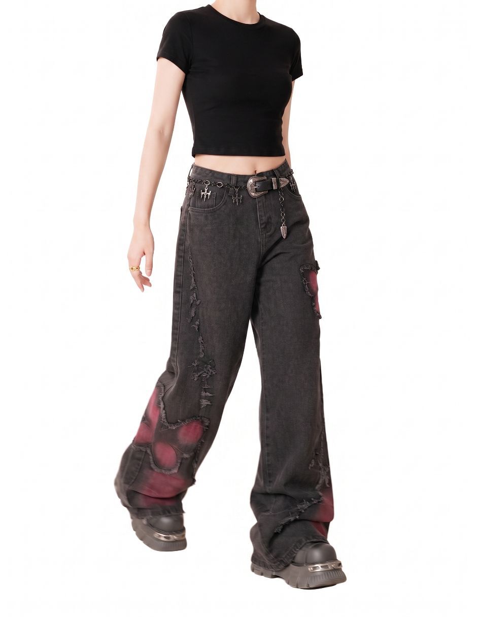 Jeans barrel para mujer