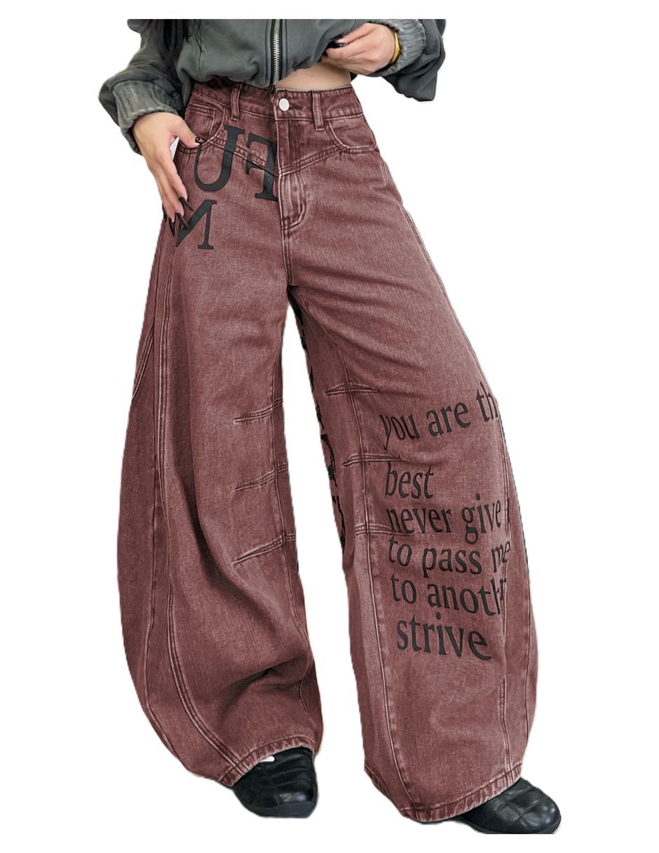 Jeans barrel para mujer 4