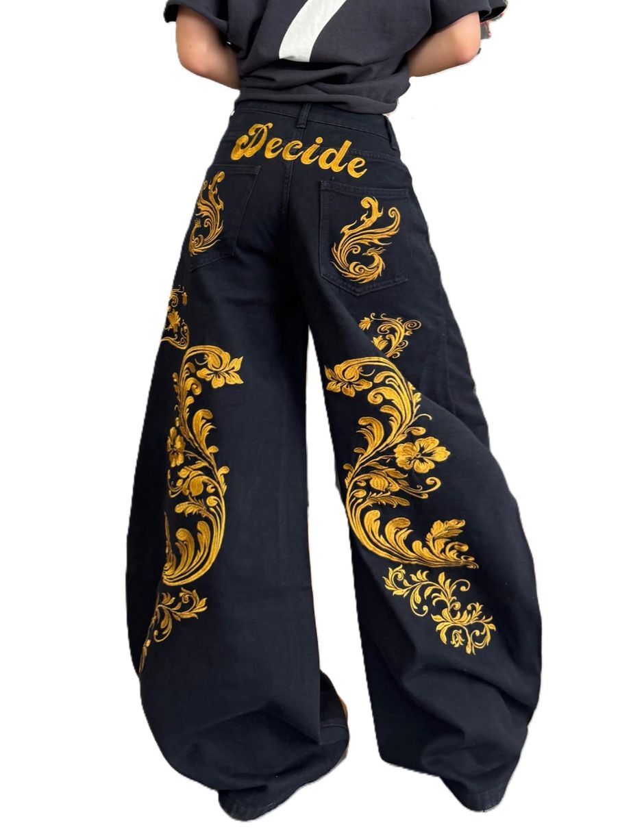 Jeans barrel para mujer 4