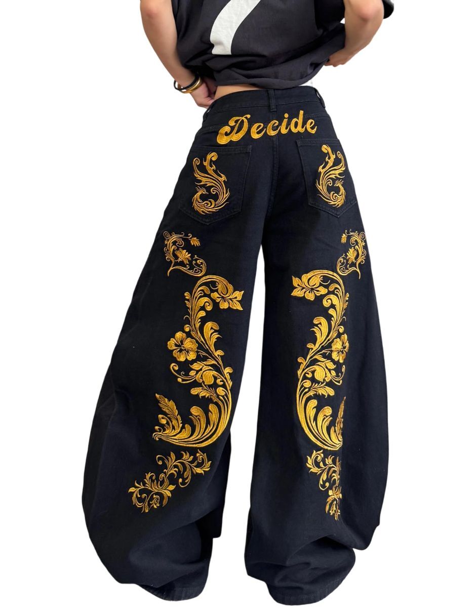 Jeans barrel para mujer 3