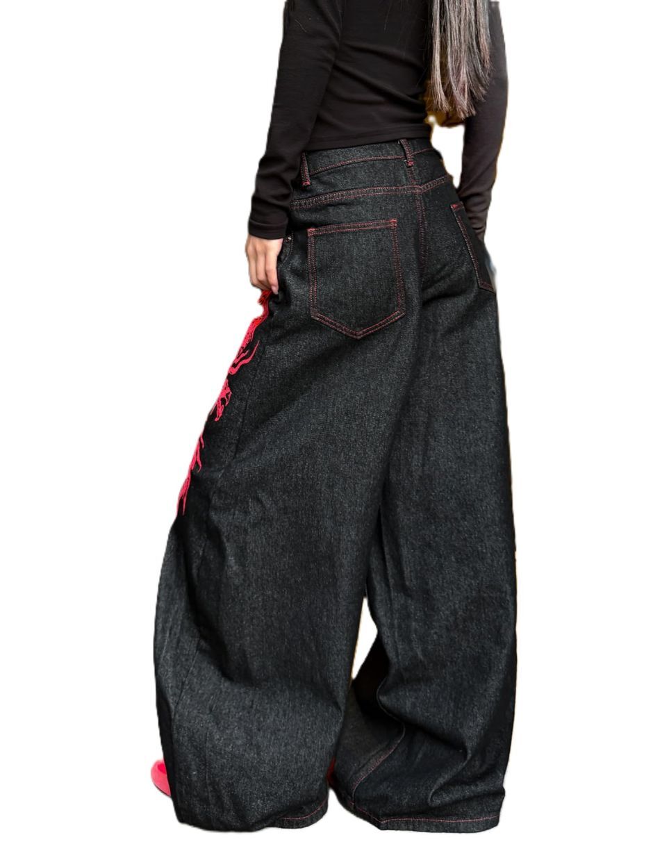 Jeans barrel para mujer 4