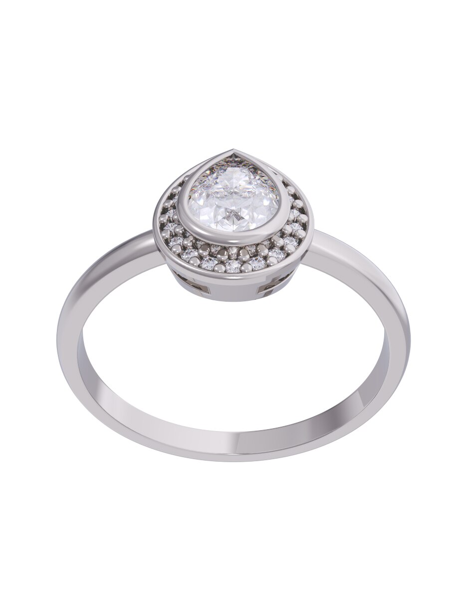 Anillo de compromiso de oro 14 k Set Eternidad 2026 2
