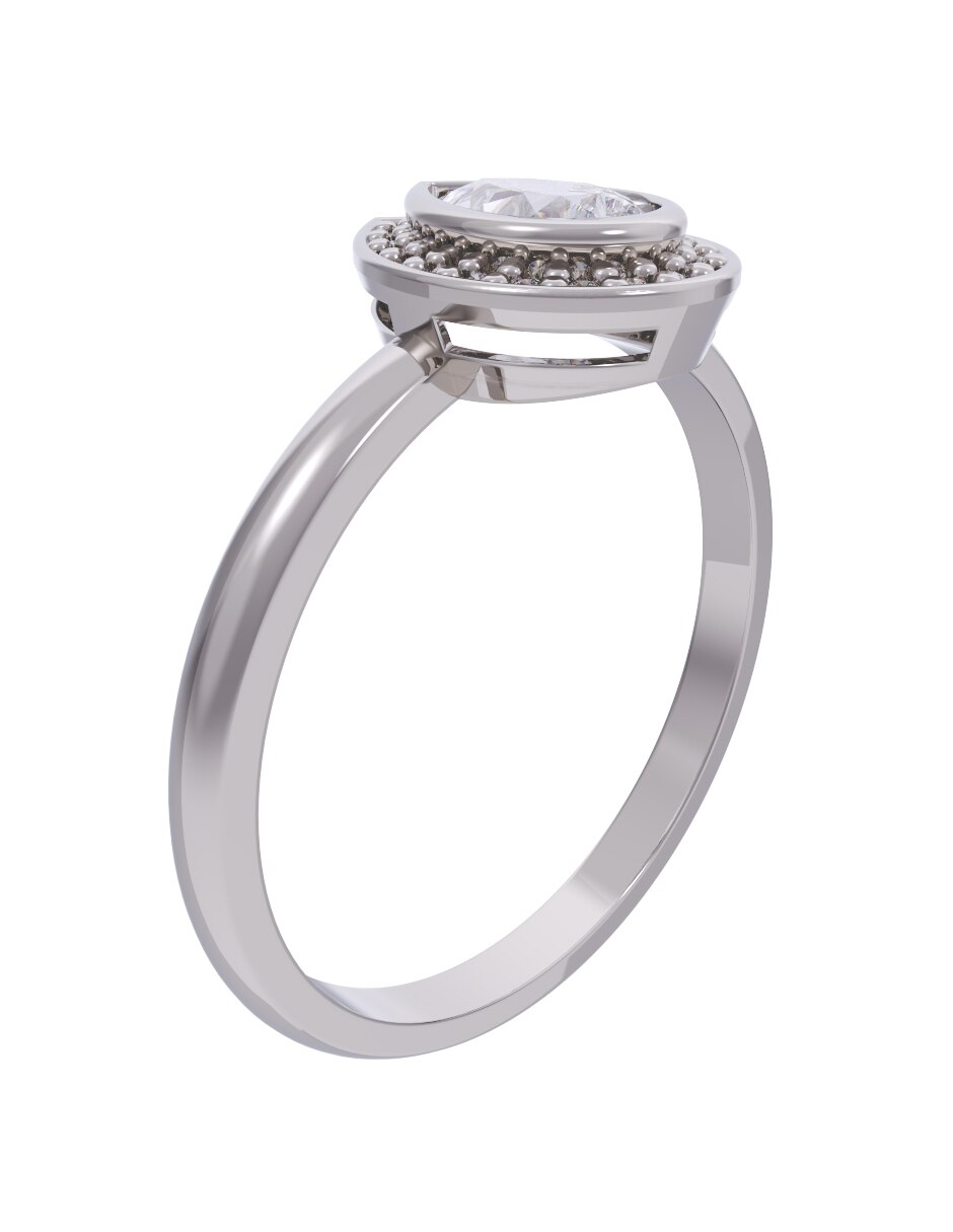 Anillo de compromiso de oro 14 k Set Eternidad 2026 3
