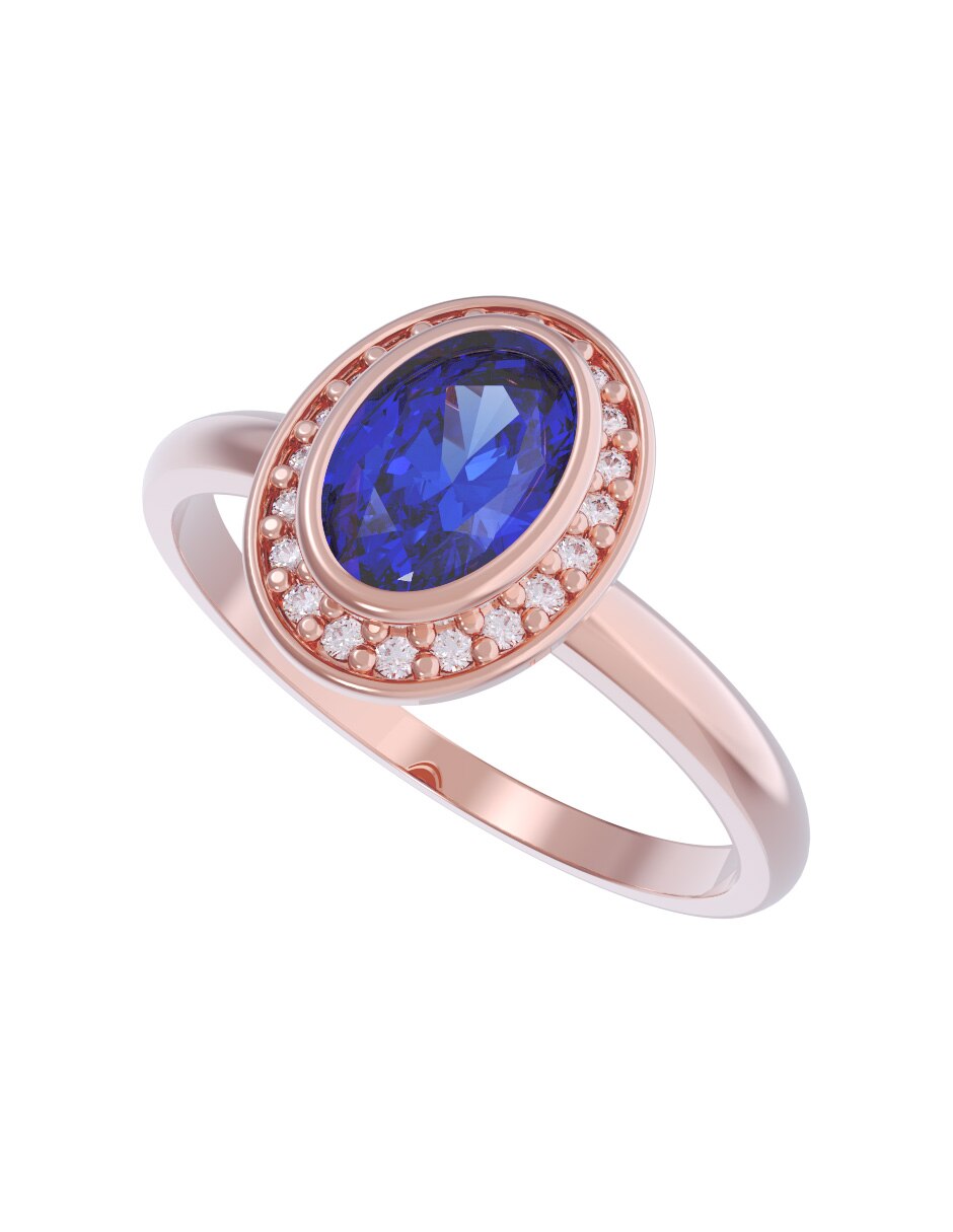 Anillo de compromiso de oro 14 k Set Eternidad 2026 4