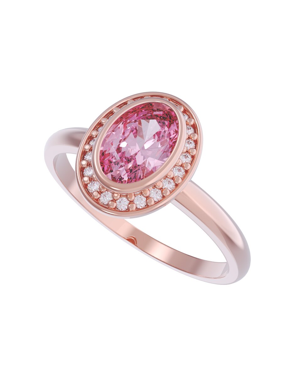 Anillo de compromiso de oro 14 k Set Eternidad 2026 4
