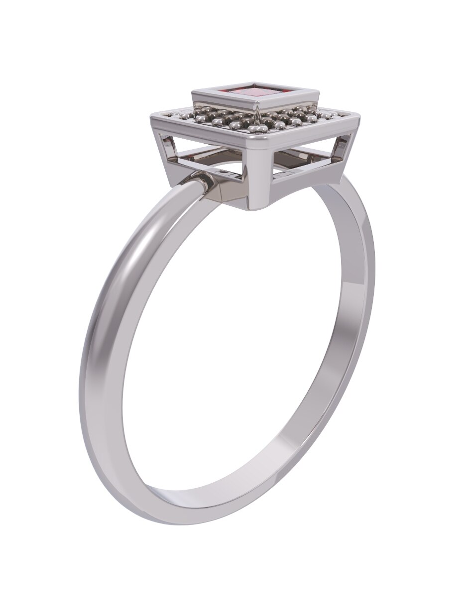 Anillo de compromiso de oro 14 k Set Eternidad 2026 3