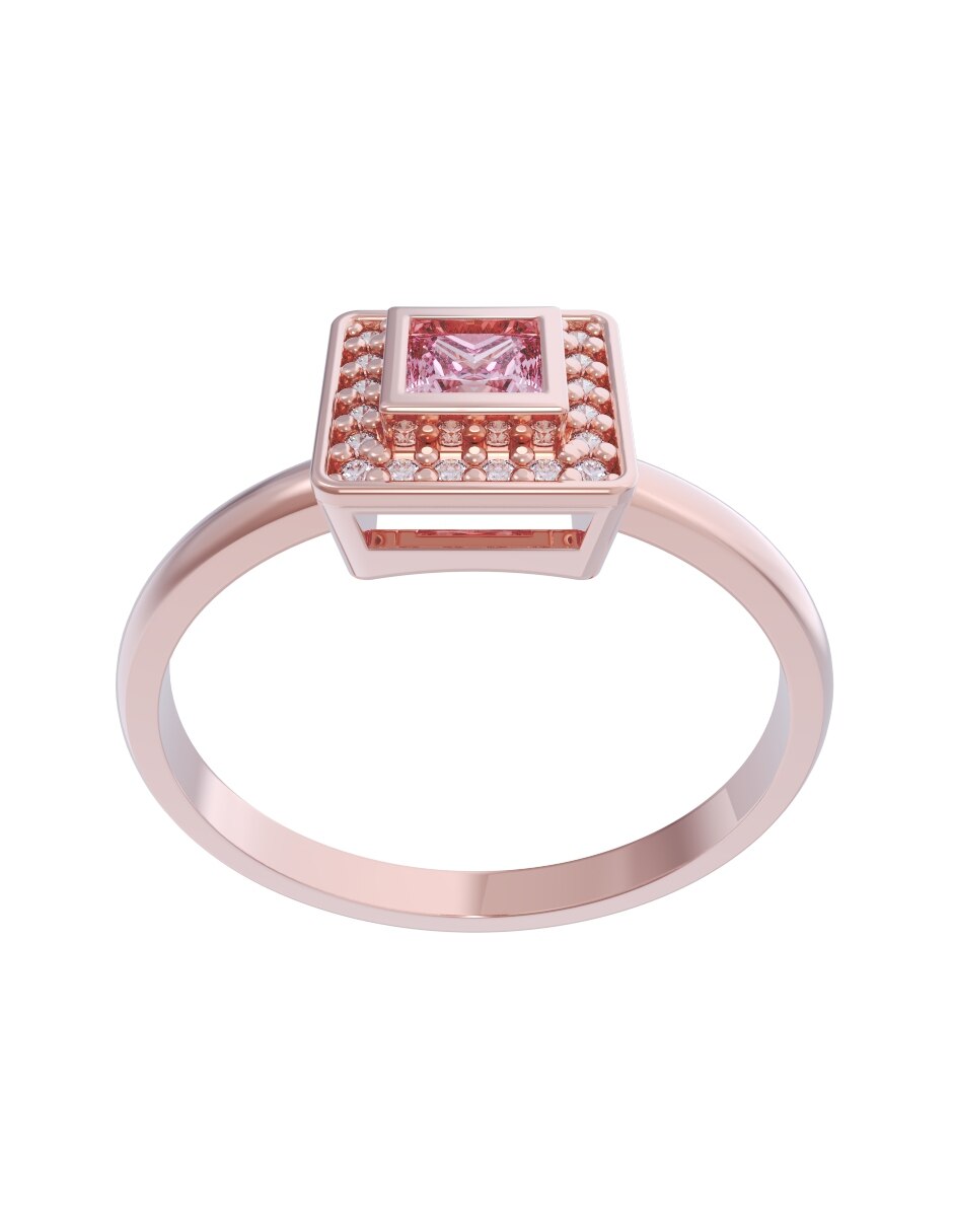Anillo de compromiso de oro 14 k Set Eternidad 2026 2