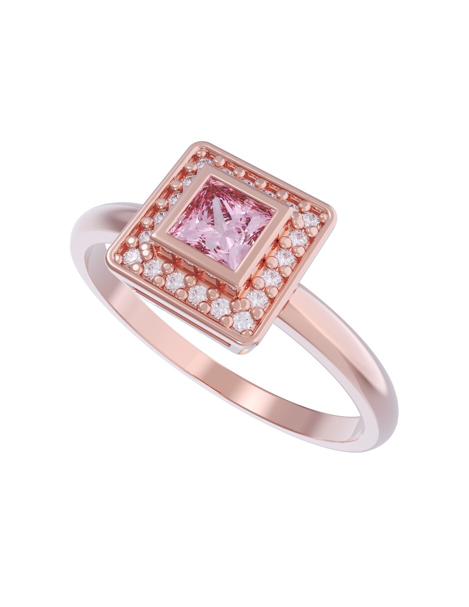 Anillo de compromiso de oro 14 k Set Eternidad 2026 4