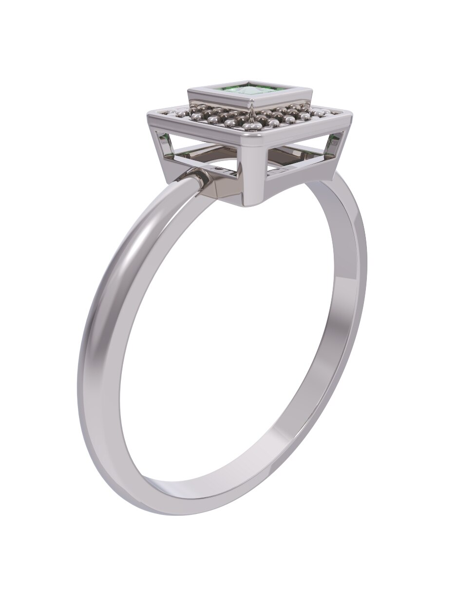 Anillo de compromiso de oro 14 k Set Eternidad 2026 3