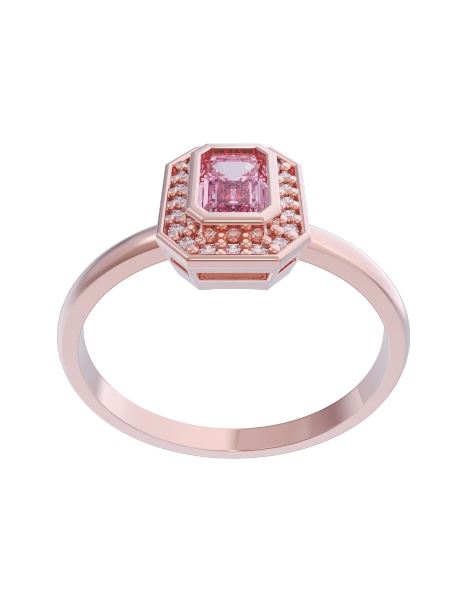 Anillo de compromiso de oro 14 k Set Eternidad 2026 2