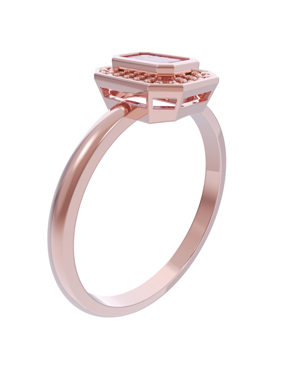 Anillo de compromiso de oro 14 k Set Eternidad 2026 3
