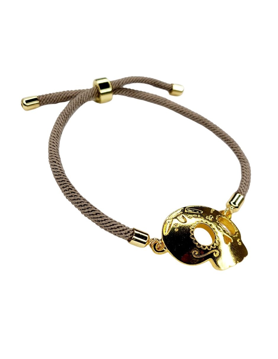 Pulsera de estaño con 24 k día de muertos 4