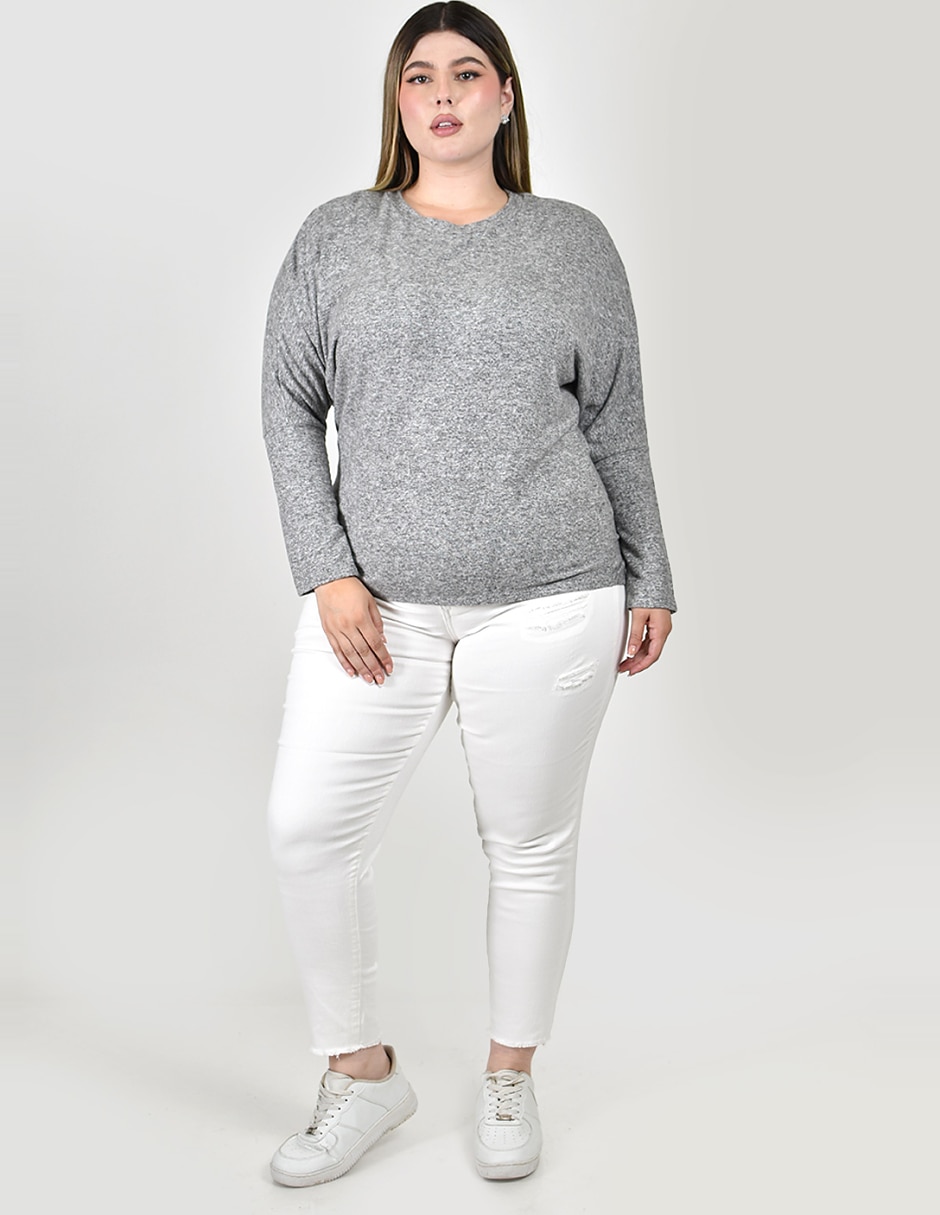 Blusa manga larga para mujer 2