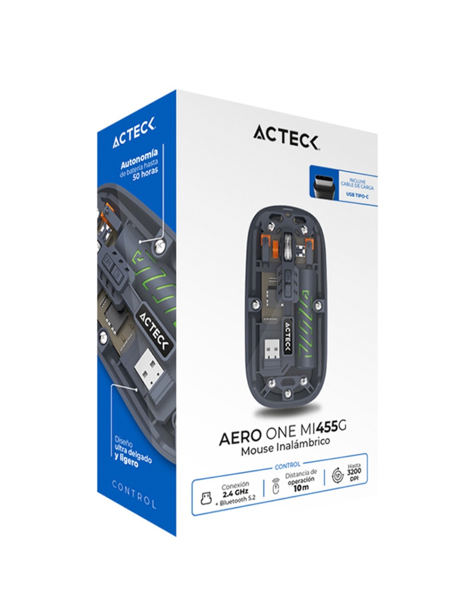 Mouse inalámbrico Aero One MI455 4
