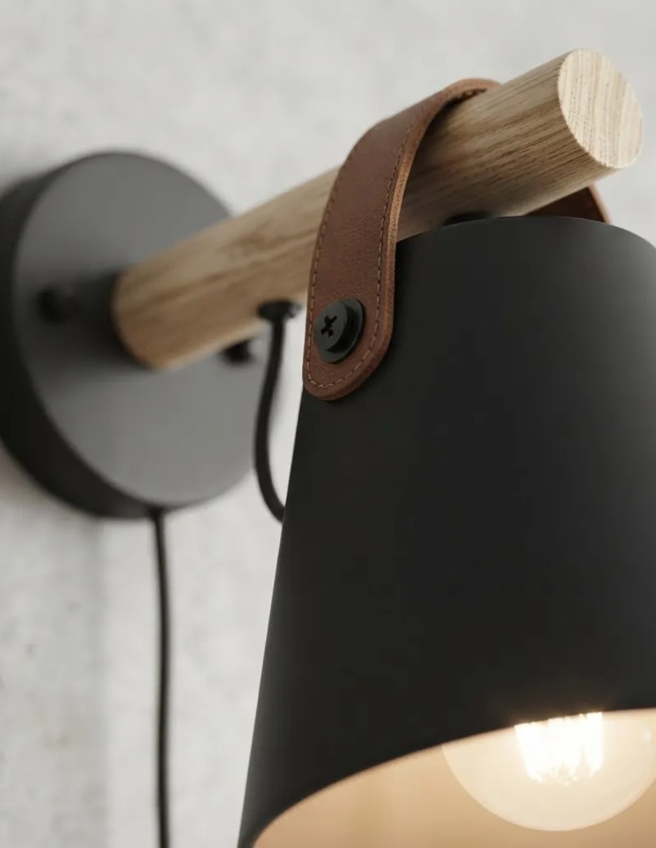 Arbotante incandescente y led rustica 7