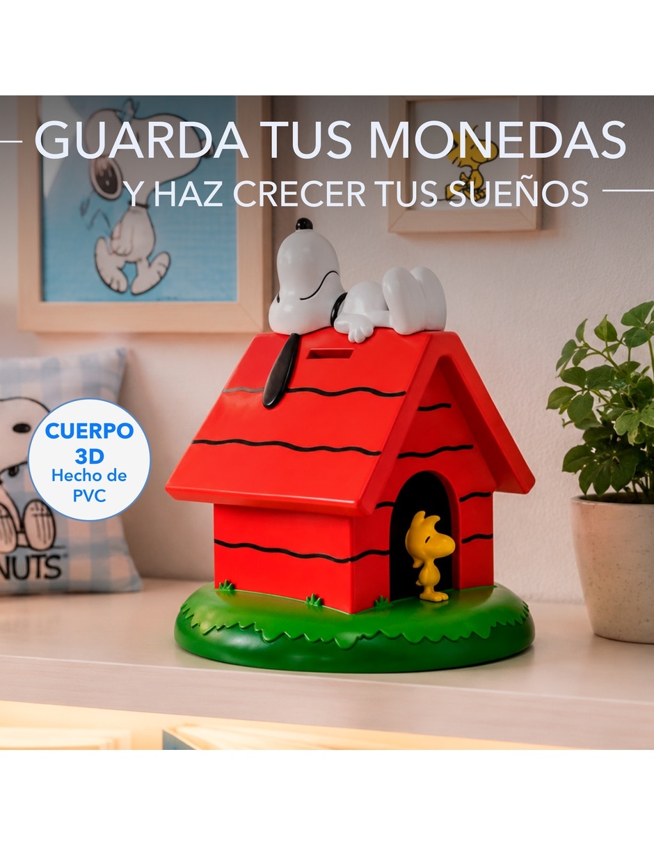Alcancía Snoopy y Woodstock