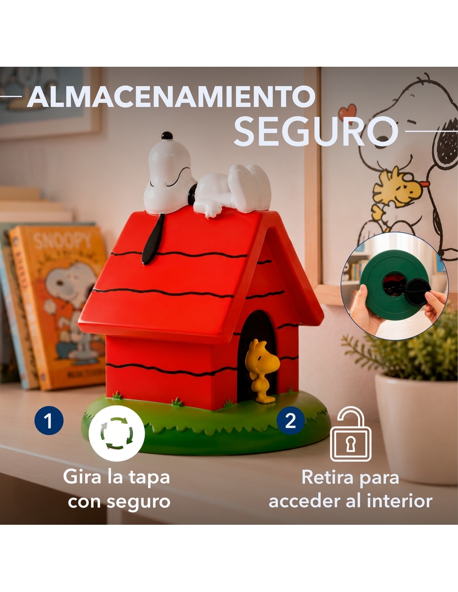 Alcancía Snoopy y Woodstock 6