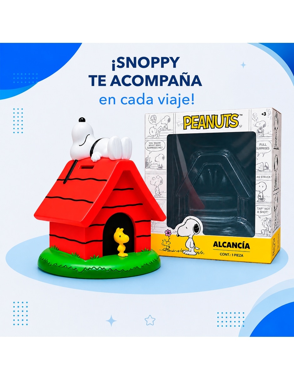 Alcancía Snoopy y Woodstock 7
