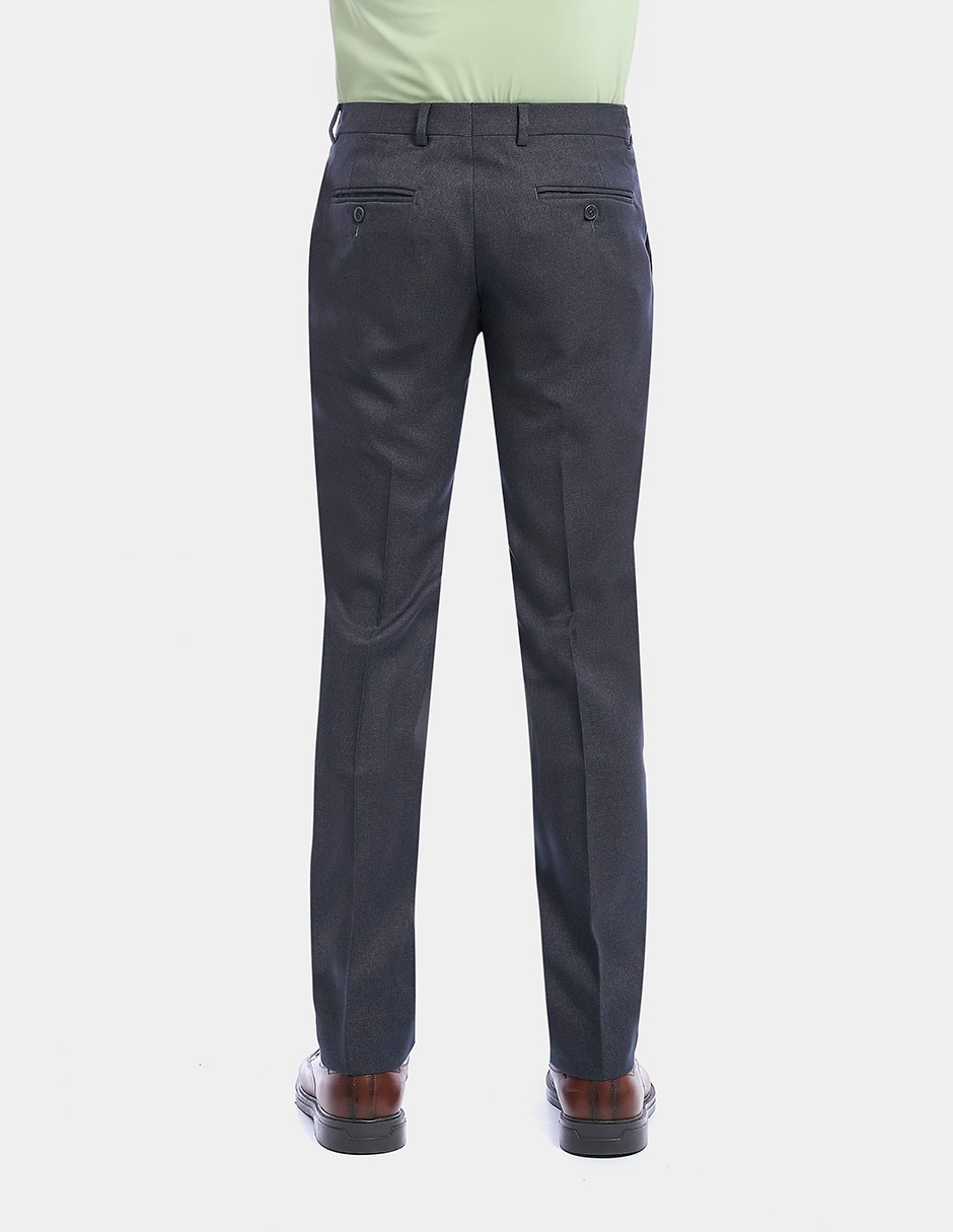 Pantalón formal de vestir slim para hombre 4