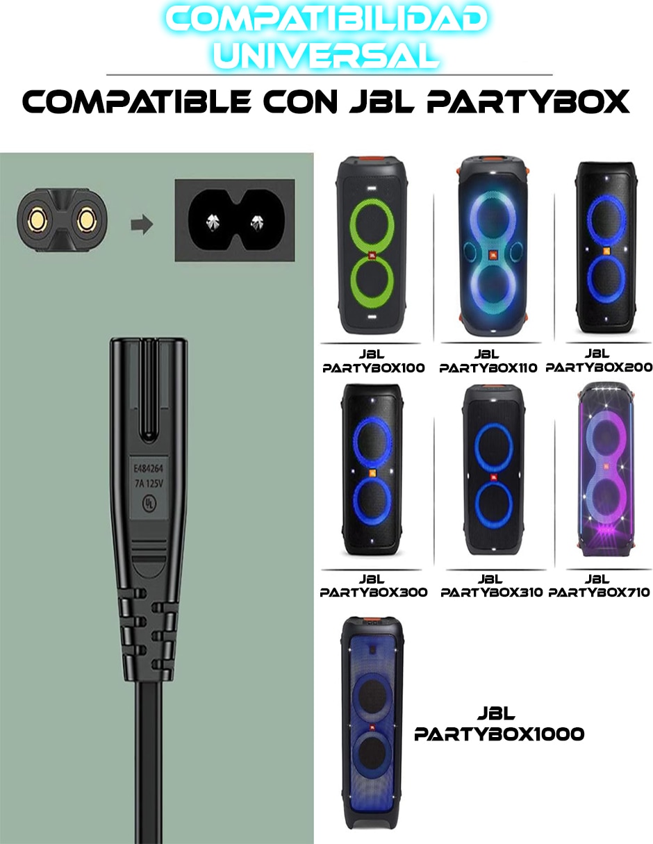 Cable IEC a tipo IEC de 1 m 6