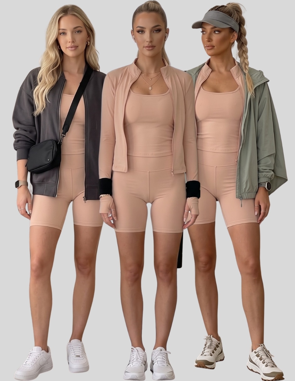 Conjunto deportivo Ajustado con Elástico para Mujer
