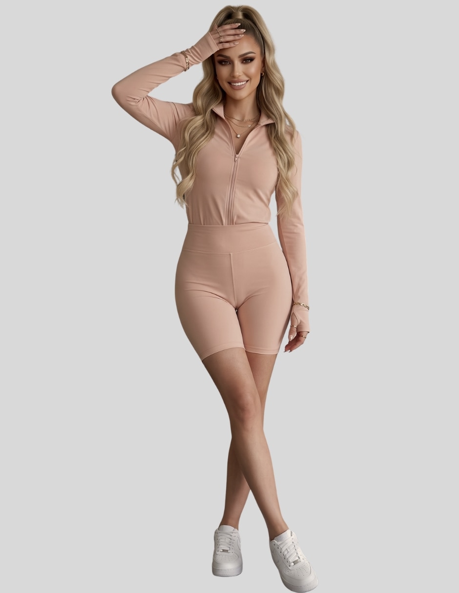 Conjunto deportivo Ajustado con Elástico para Mujer