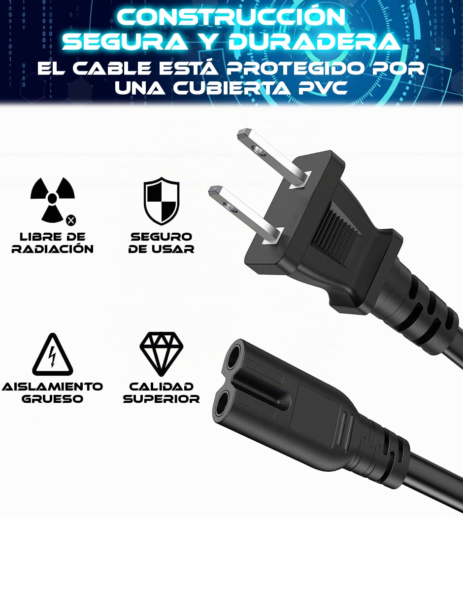 Cable IEC a tipo IEC de 1 m 4