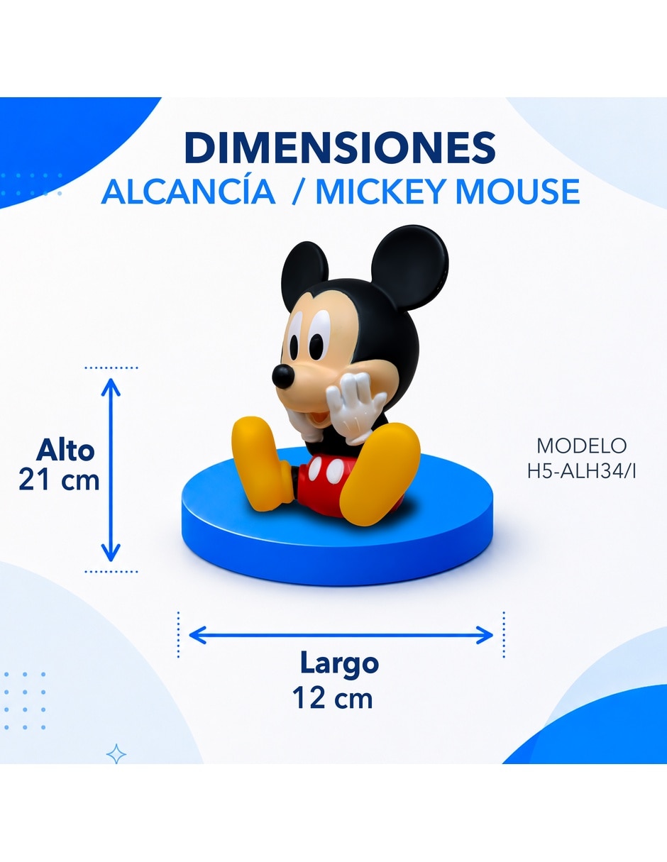 Alcancía Mickey Mouse 10