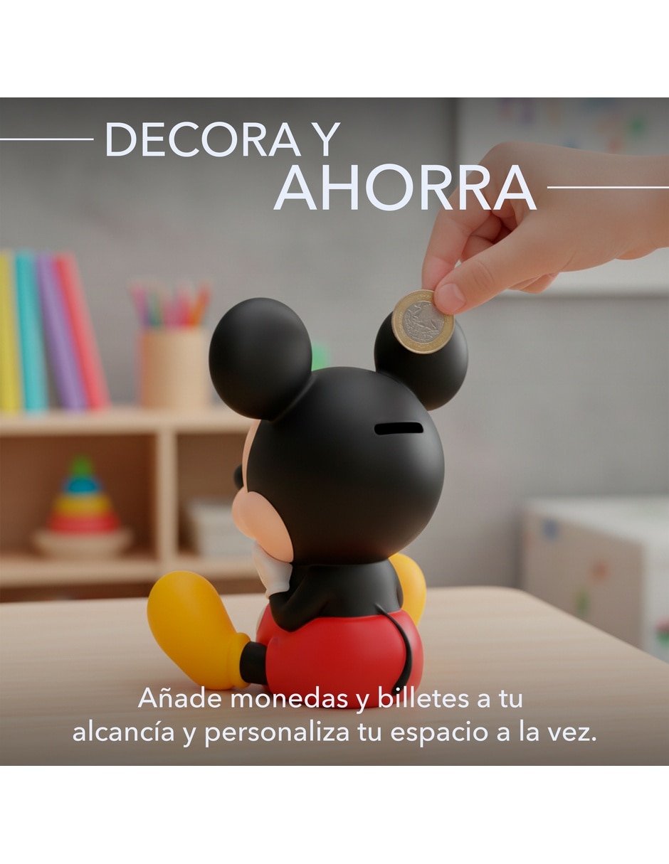 Alcancía Mickey Mouse