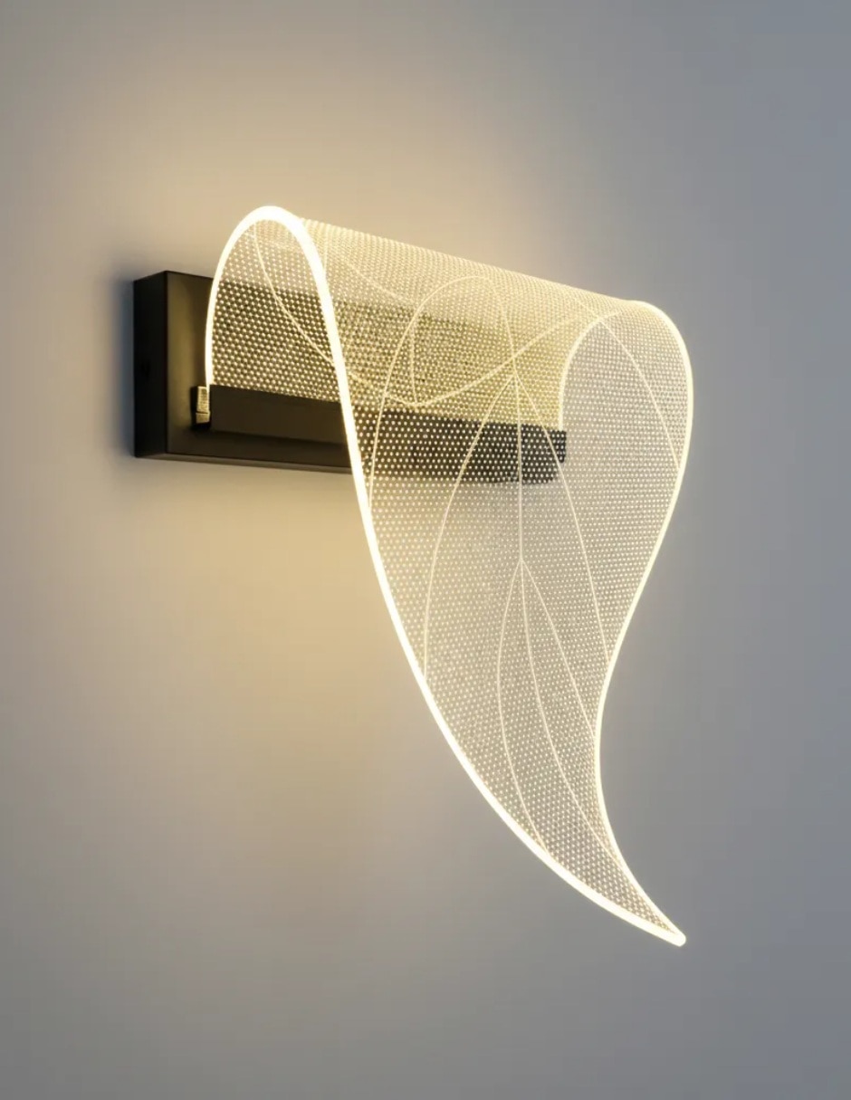 Arbotante led hoja 5
