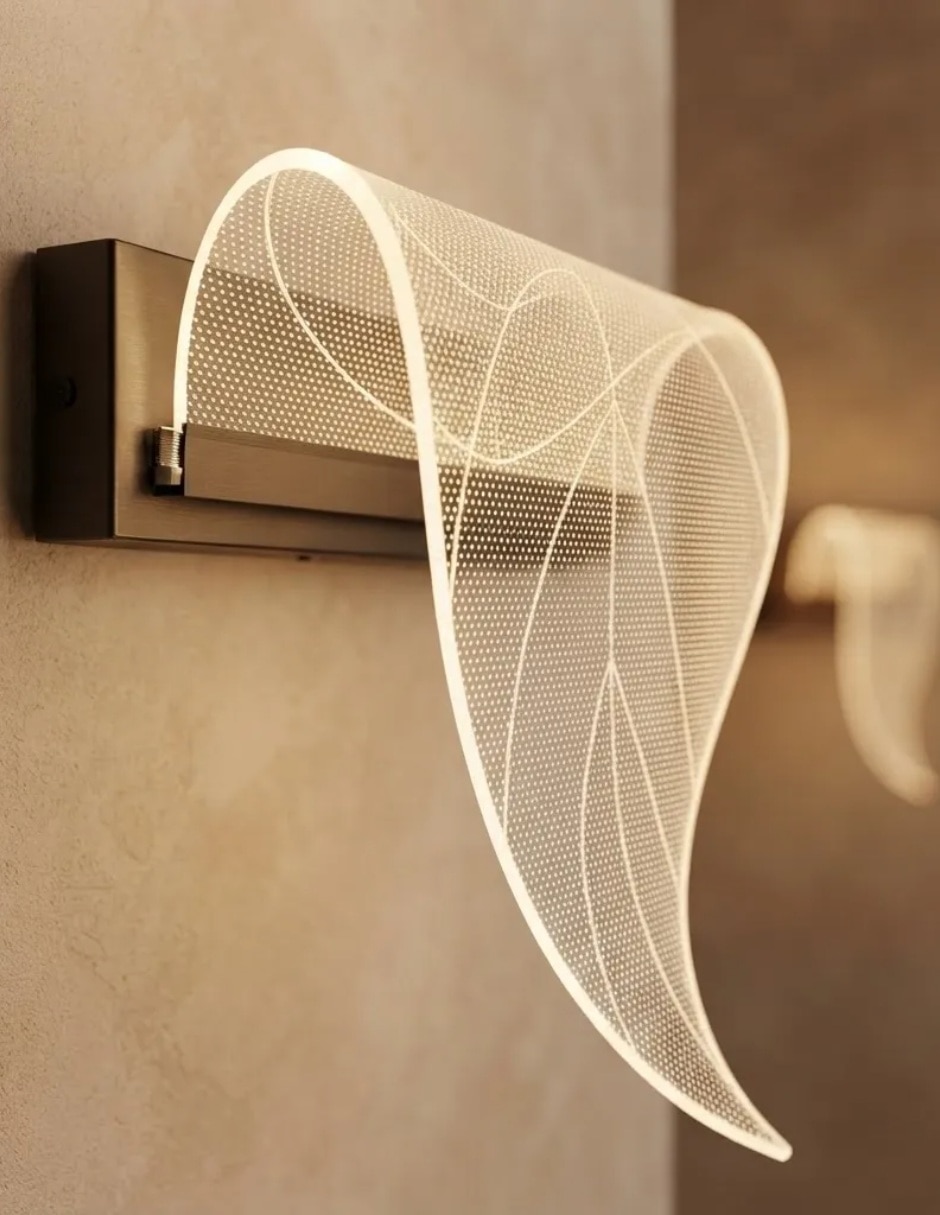 Arbotante led hoja