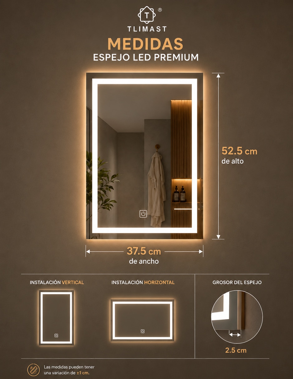 Espejo con luz 5