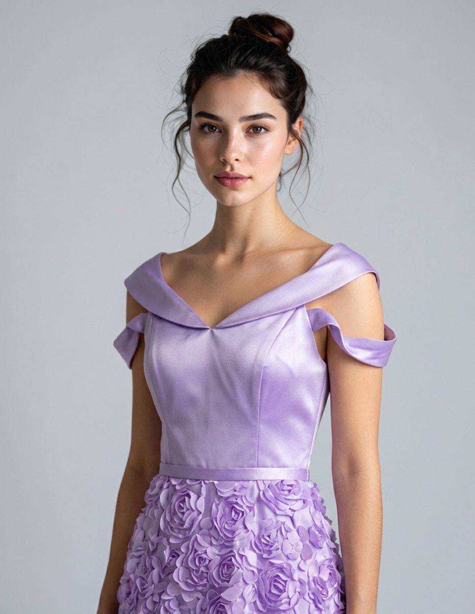 Vestido midi de fiesta para mujer 4