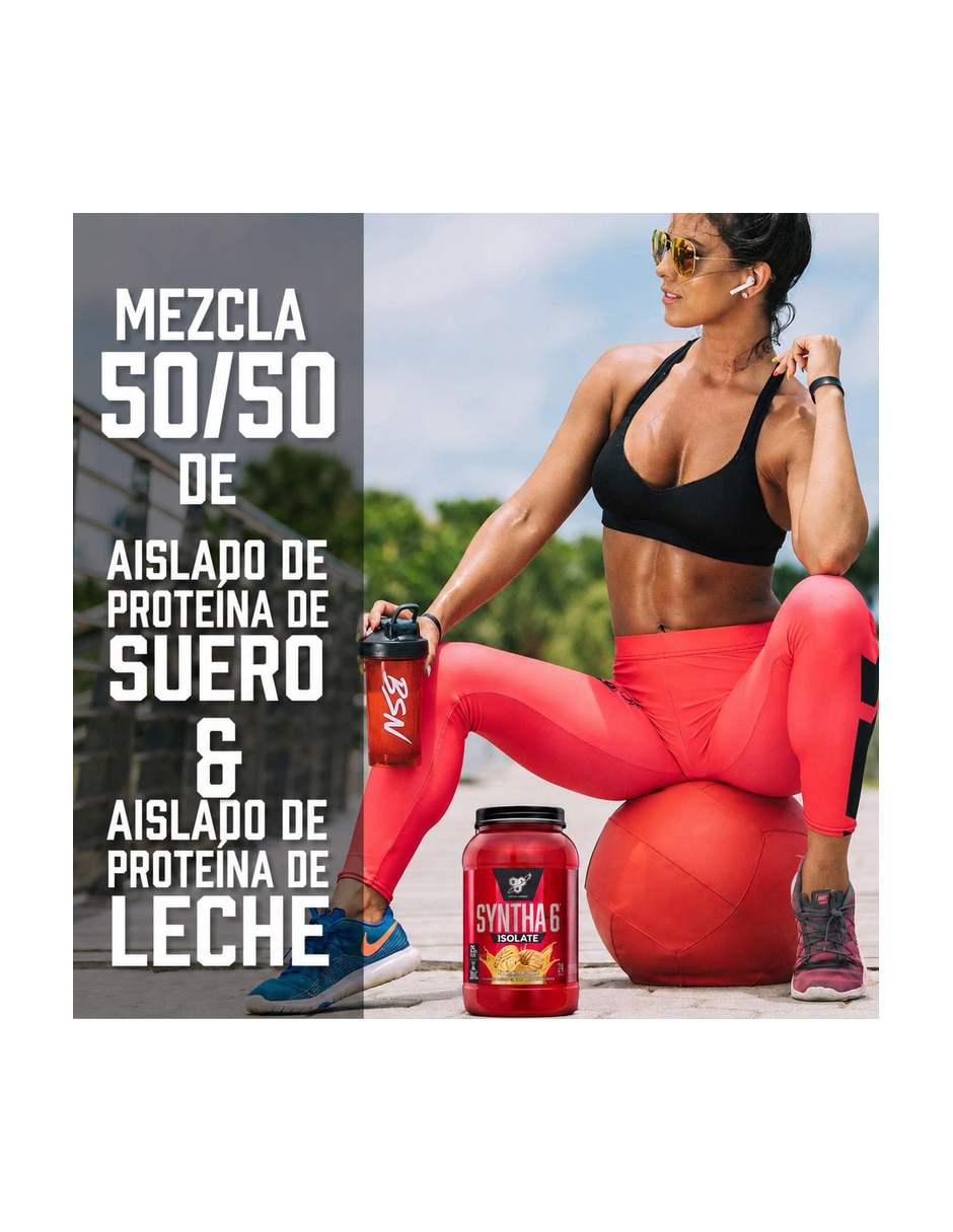 Syntha-6 Isolate 4 lb | 25 g de Proteína | 48 Serv BSN con Proteína sabor triple chocolate de 1.8 KG 3