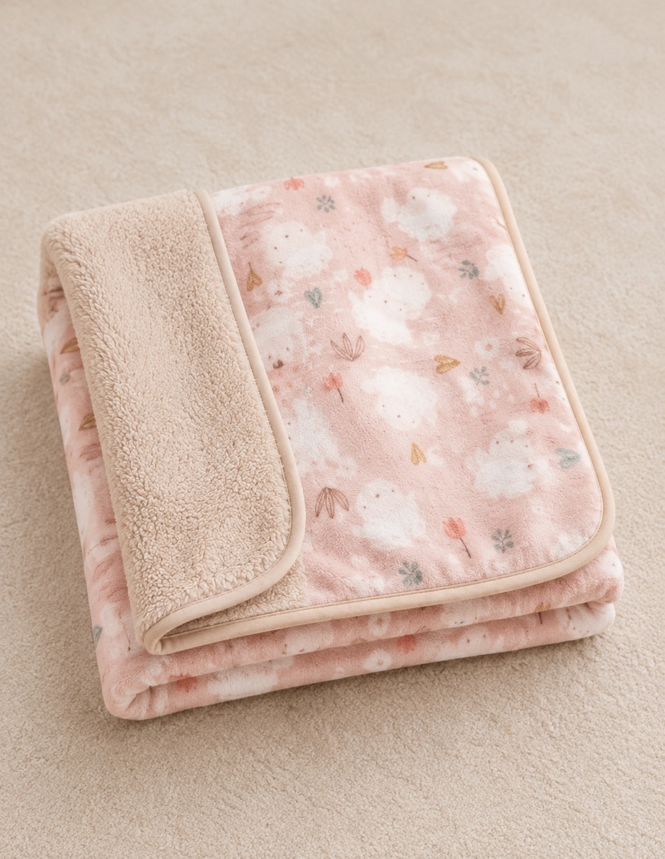 Cobertor animal estampado infantil 2