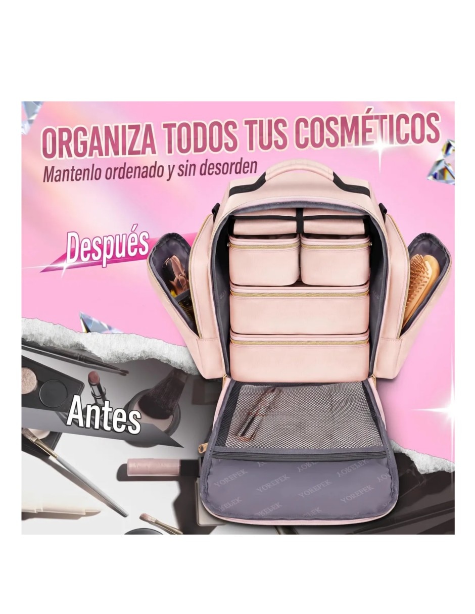 Set cosmetiquera para maquillaje friends impermeable de abs 2 piezas para hombre 2