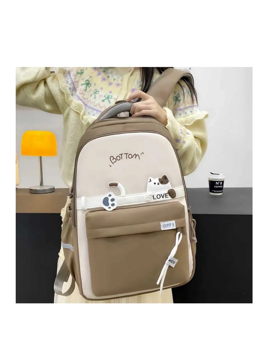 Mochila escolar friends impermeable 2