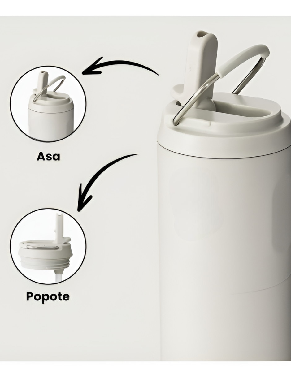 Termo para botella de acero inoxidable con tapa rosca 700 ml