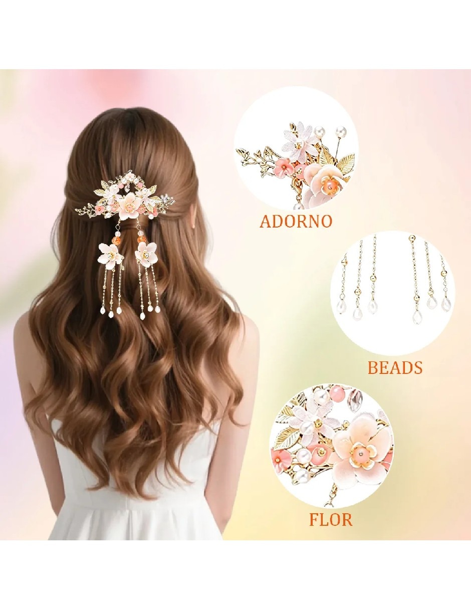 Tocado para cabello con acabado brillante 2