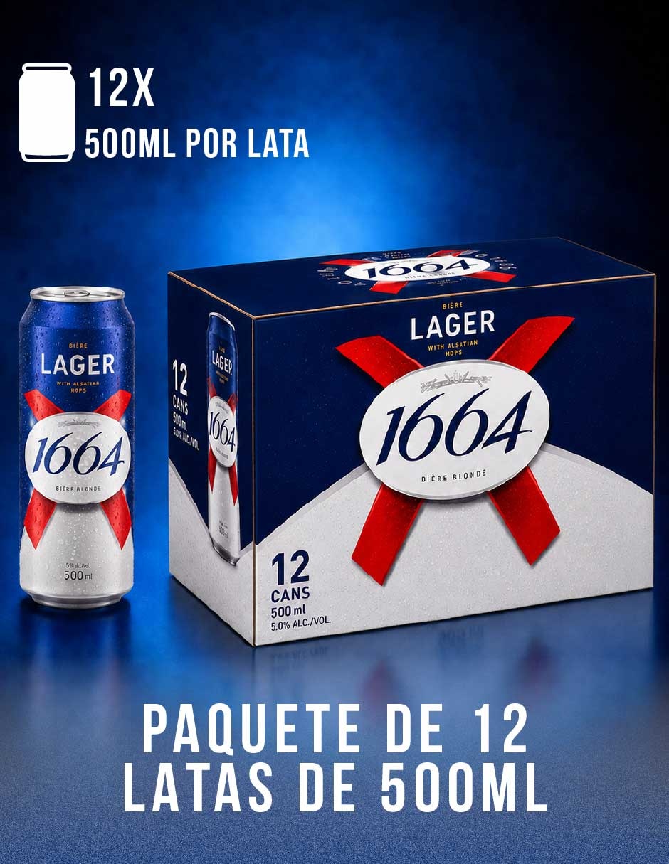 Cerveza clara lager amargo 500 ml 10