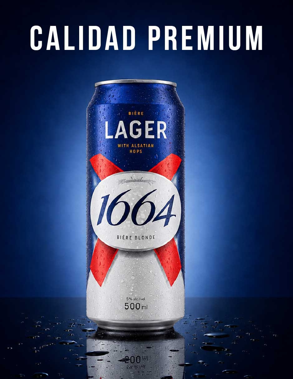 Cerveza clara lager amargo 500 ml 5