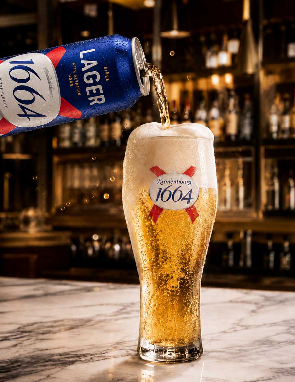 Cerveza clara lager amargo 500 ml 9