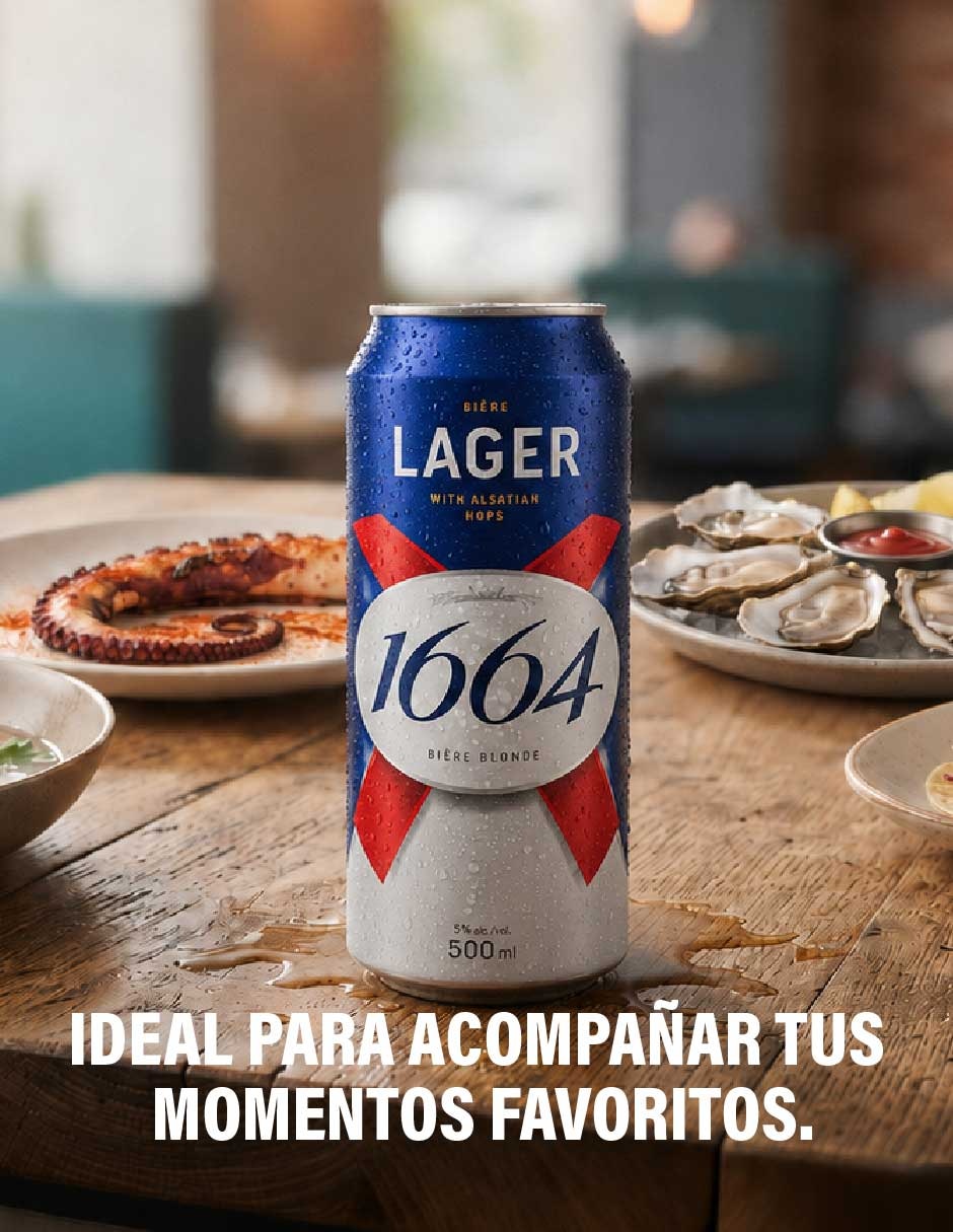 Cerveza clara lager amargo 500 ml 6