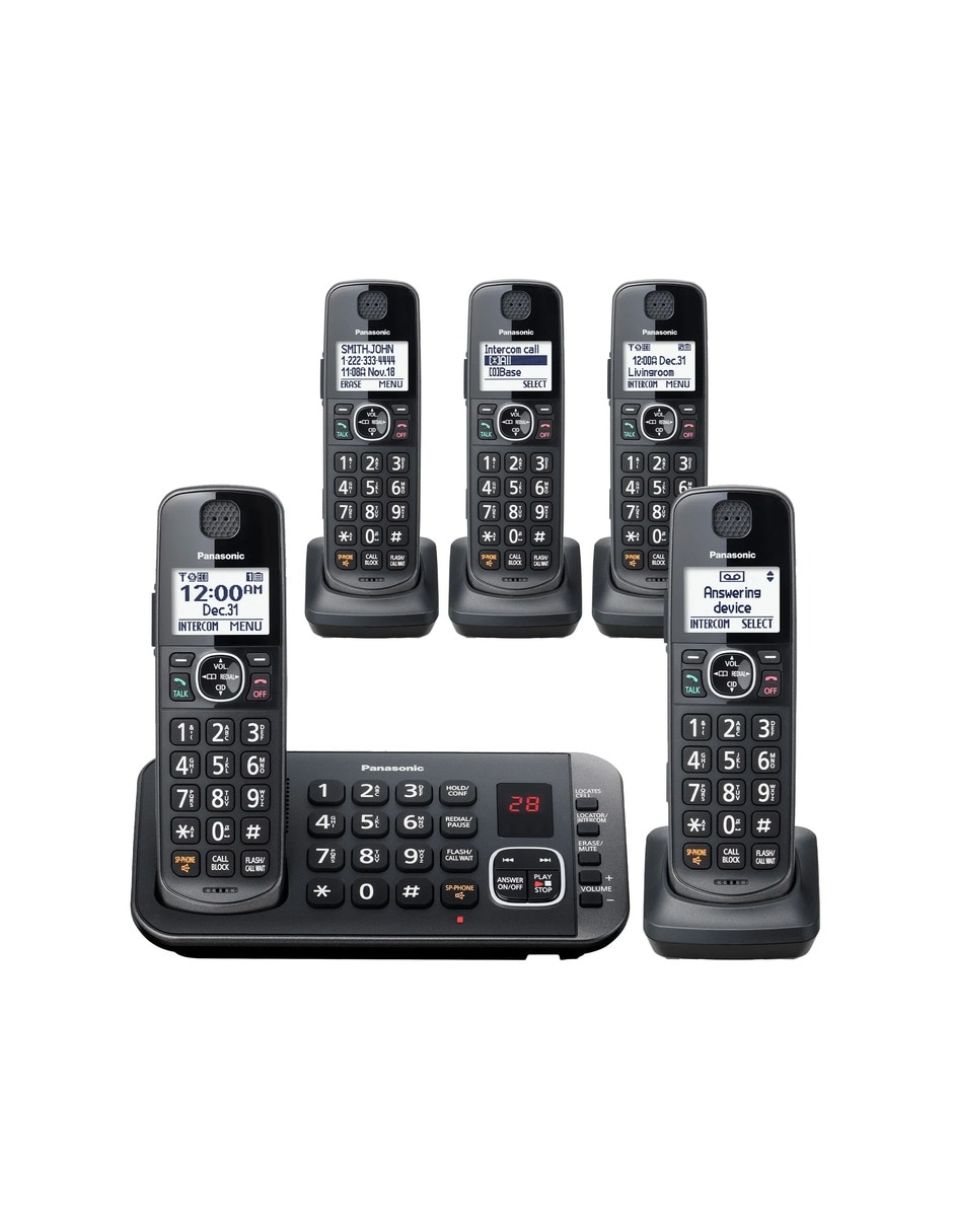 Imagen de producto Set de teléfonos 5 auriculares inalámbrico Kx-Tge645M