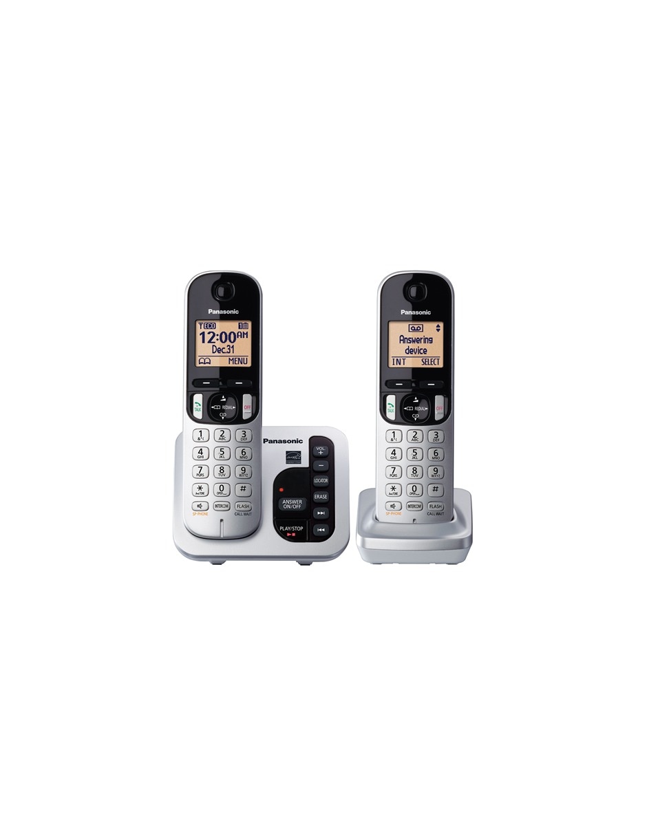 Set de teléfonos 2 auriculares inalámbrico Kx-Tg432Sk